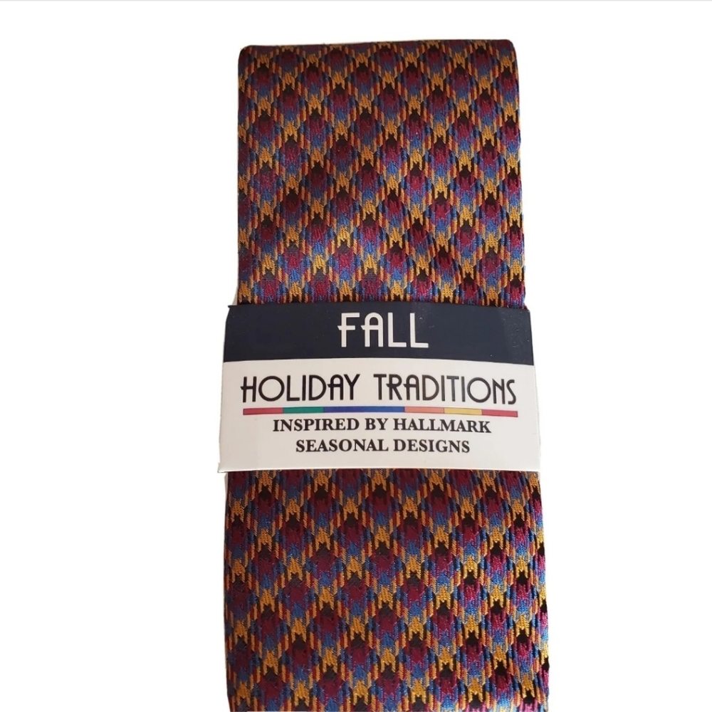 Holiday Traditions Men's Fall Tweed Woven Tie